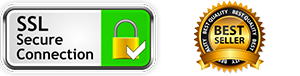 Secure and best seller logo